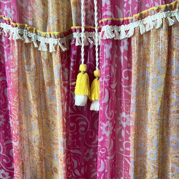 Pink and Gold Boho Maxi - Picture 4 of 7